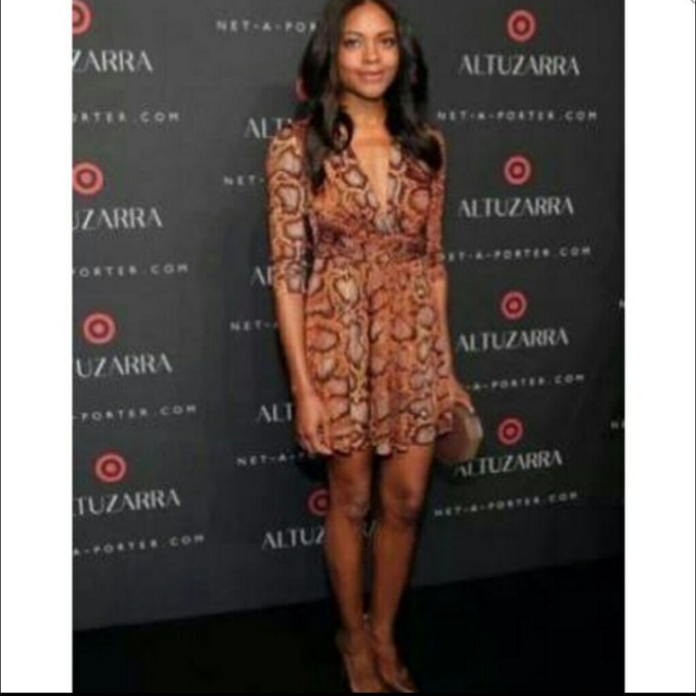 Altuzurra for Target python wrap dress